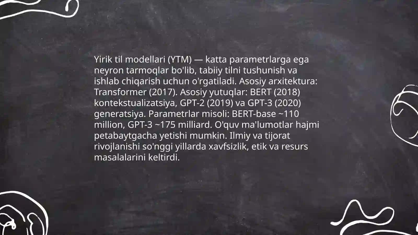 Yirik til modellari 3