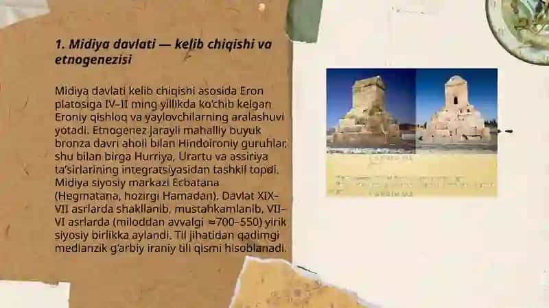 Midiyaning Eron tarixidagi oʻrni 3