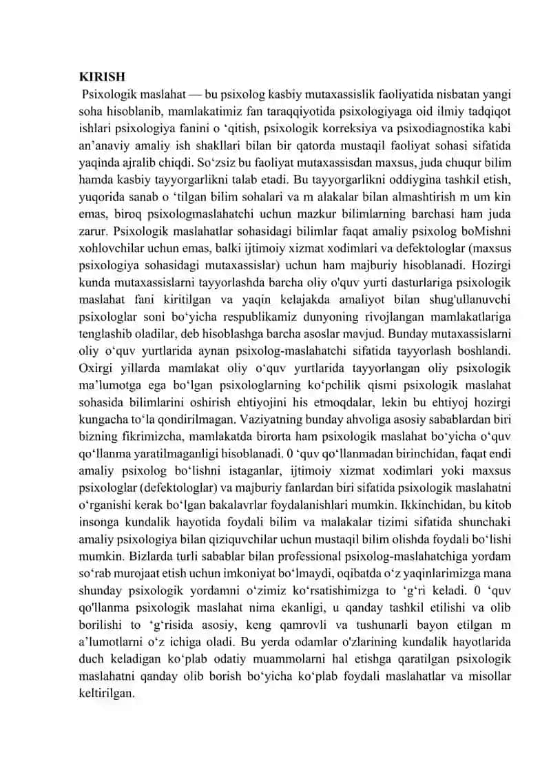 Psixometrikada oʻlchov muammolari va test punktlarining xususiyatlari 3