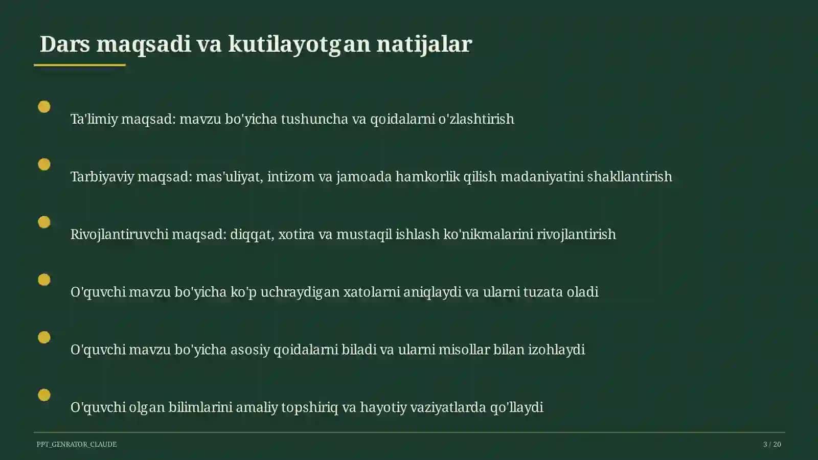 Jadvaldan tashqari ko'paytirish va bo'lish (3-sinf) 3