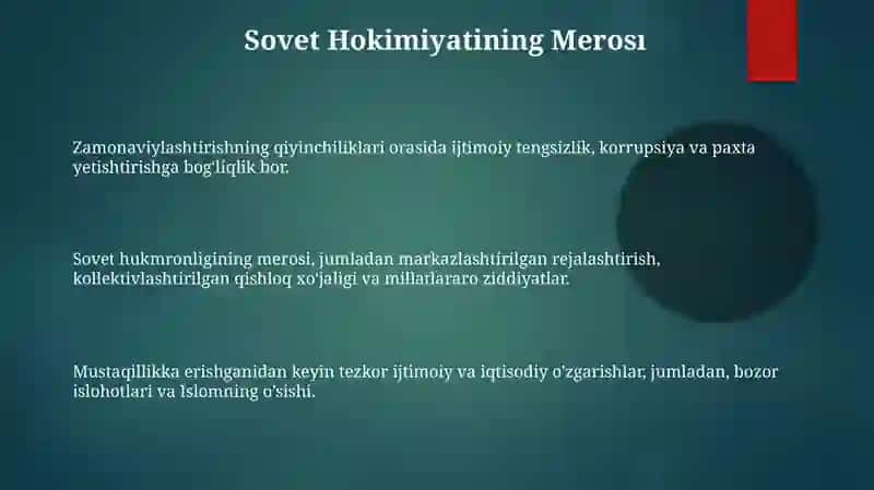 Sovet Hokimiyatining Merosı 3