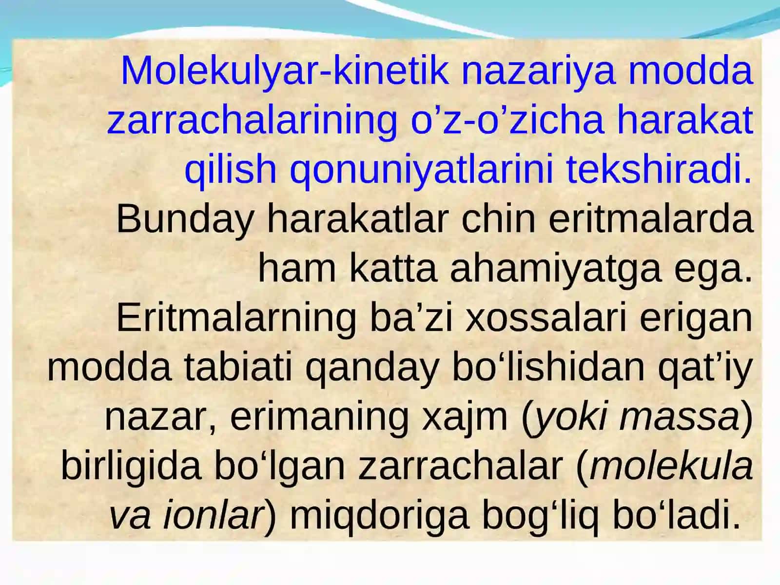 Kolloid eritmalarning molekulyar kinetik xossalari 3