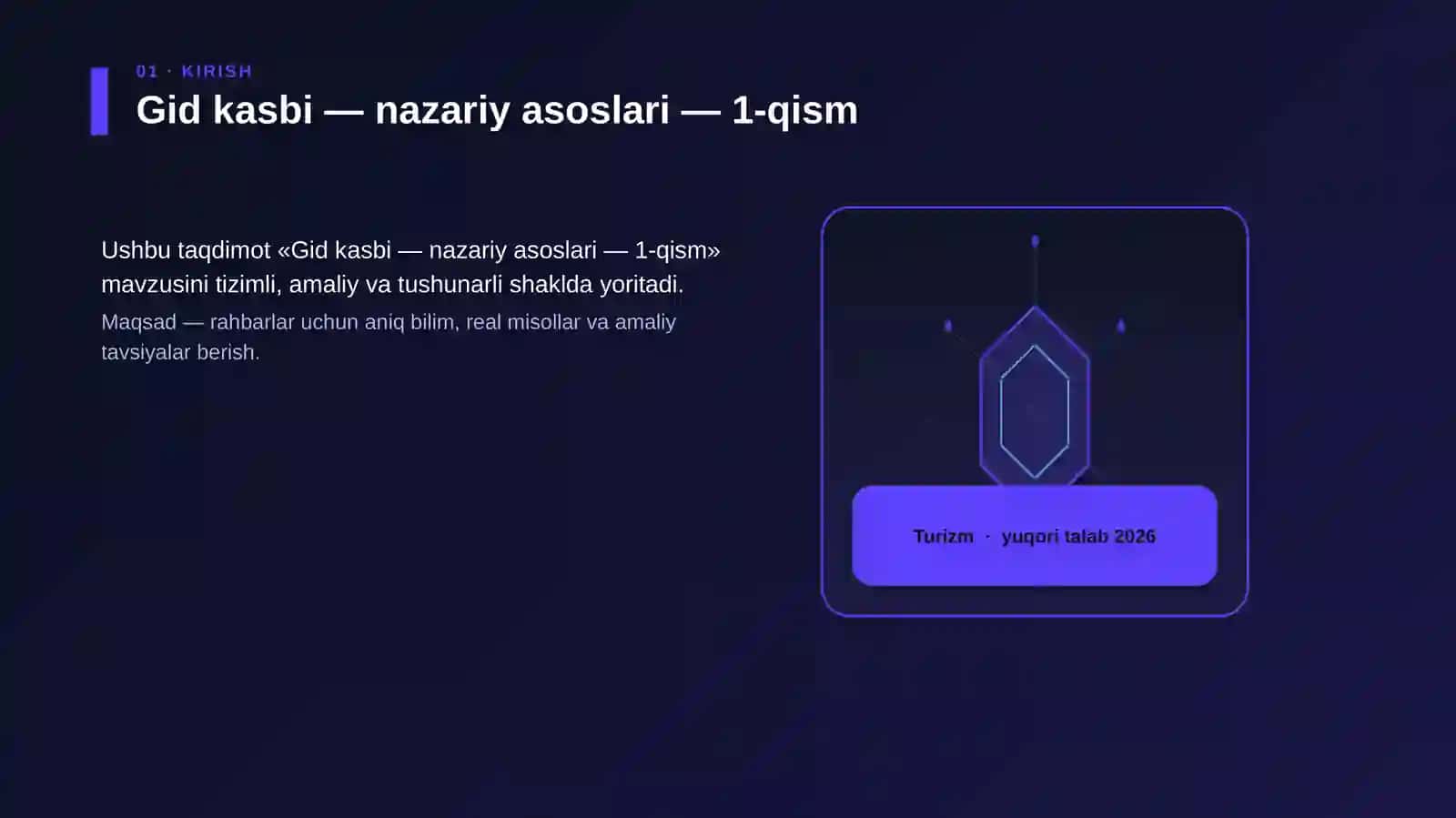 Gid kasbi — nazariy asoslari — 1-qism 3