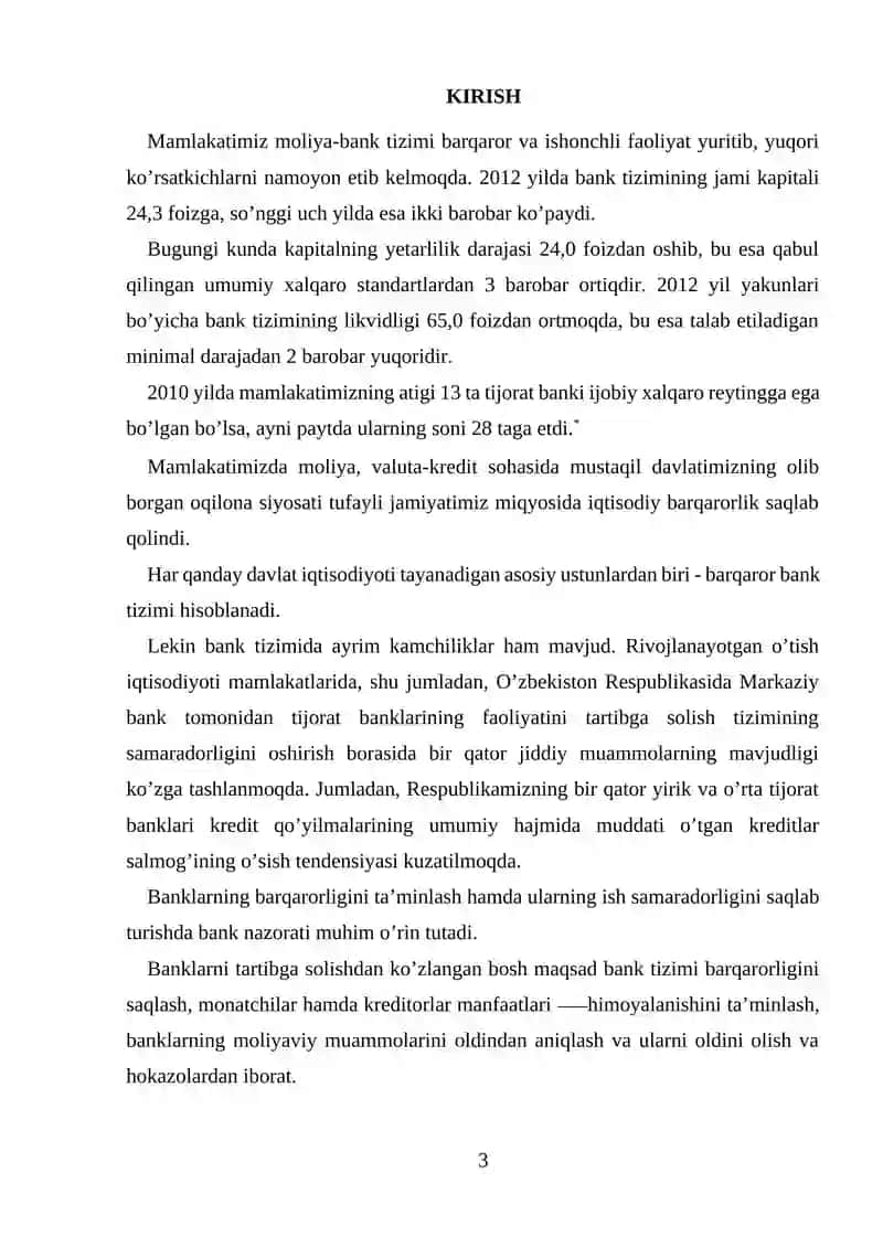 Tijorat banklari va ularning iqtisodiyotdagi ro'li 3