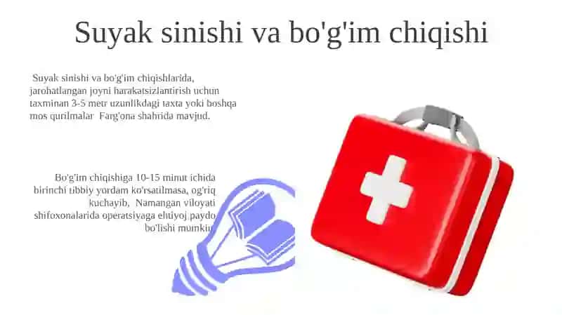 Jarohatlanganda birinchi tibbiy yordam koʻrsatish 3