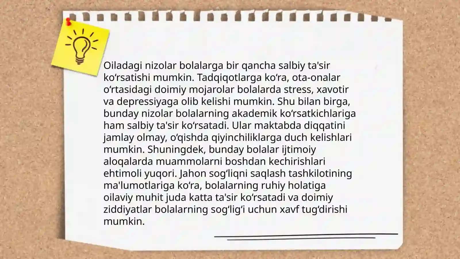 Oilada bolaga ruhiy va jismoniy tayzik xulq og‘ishining omillari sifatida 3