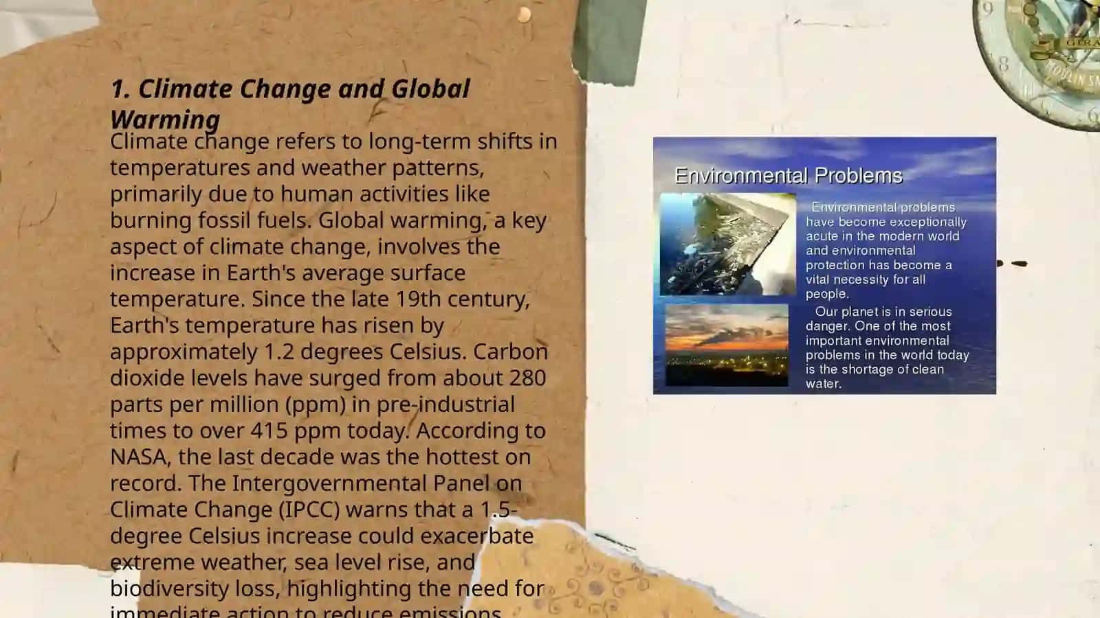 Environment and its problems 3