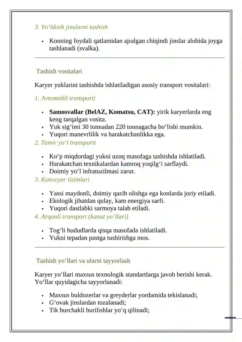 KARYER YUKLARINI TASHISH 3