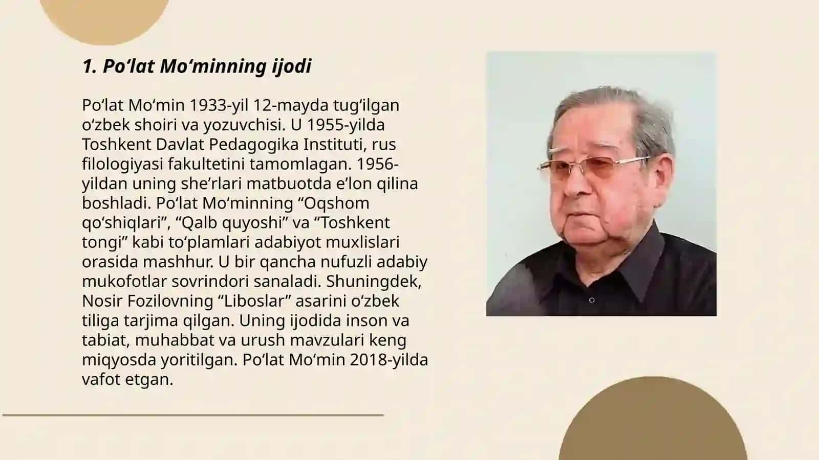 Poʻlat Moʻminning ijodi 3