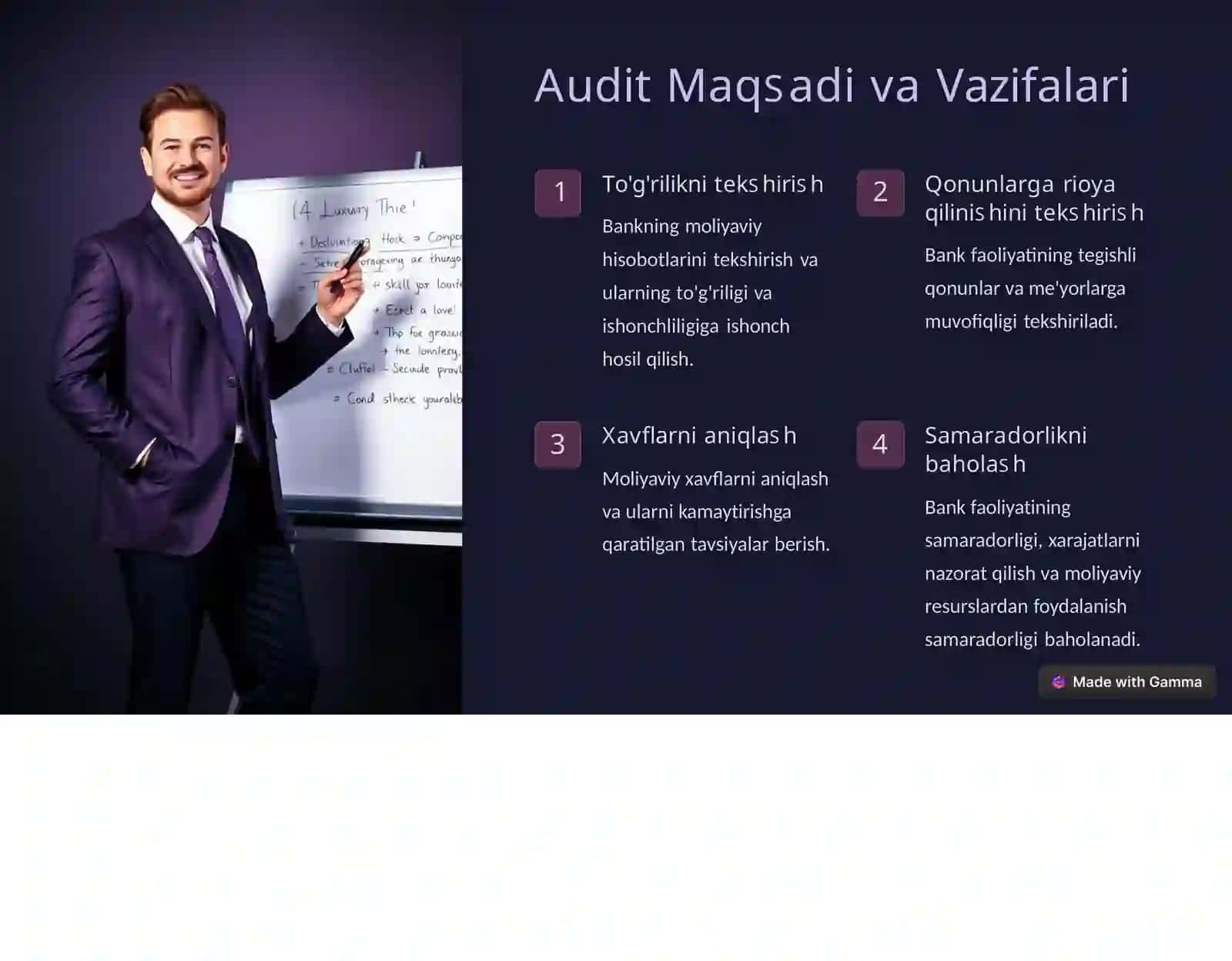 BankAuditorlikXulosasi 3