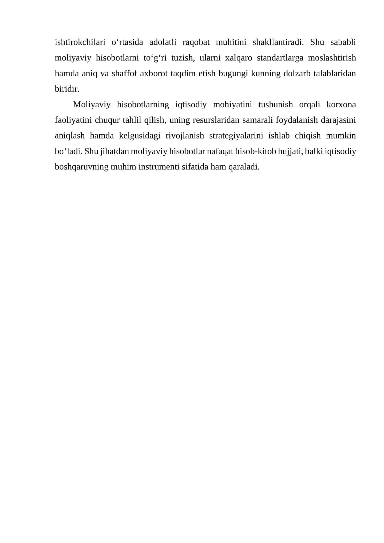 Moliyaviy hisobot tushunchasi va uning iqtisodiy mohiyati 3