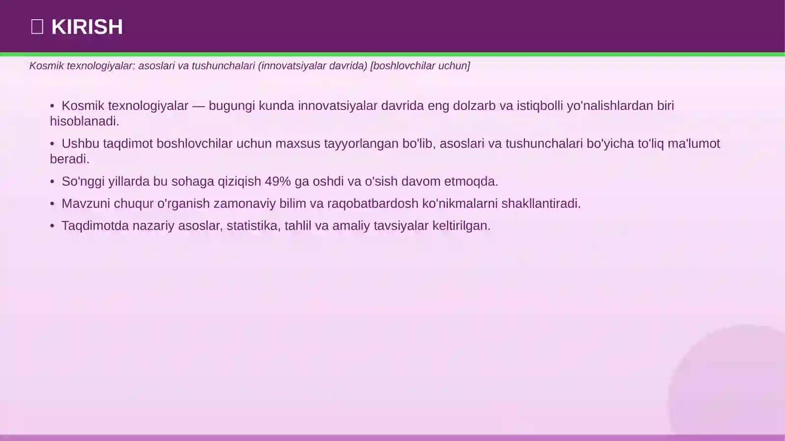PROFESSIONAL TAQDIMOT • 2026 3