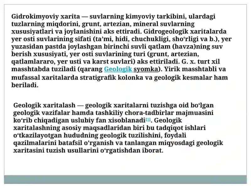 Geologik xaritalar 3