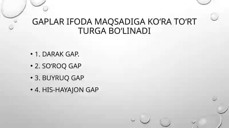 Gap. Gap nima? 3