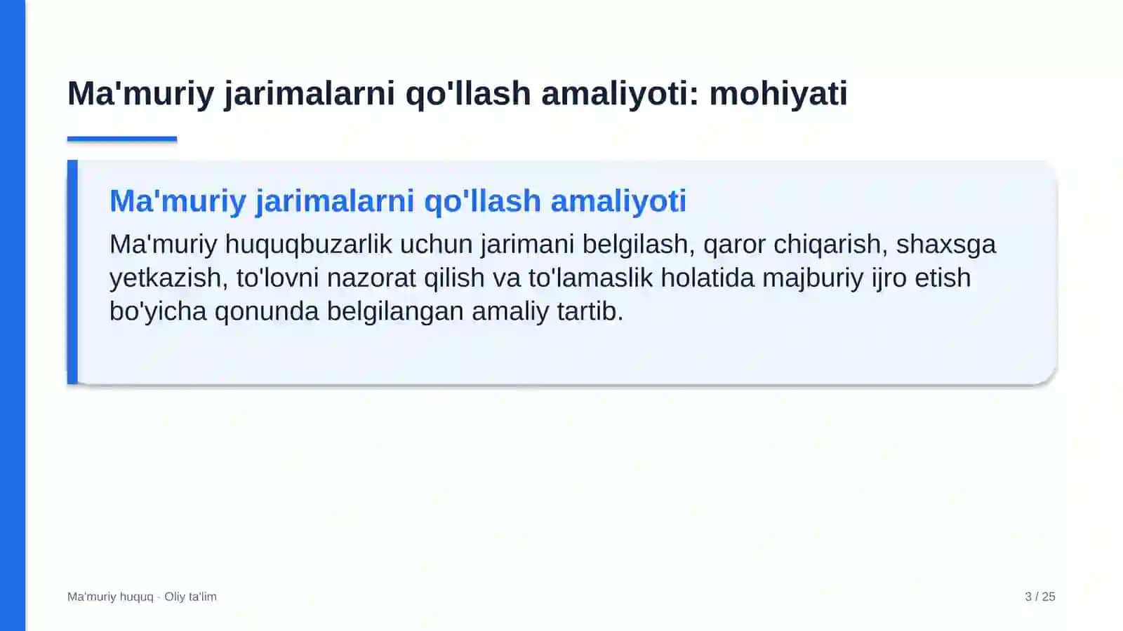 Adliya organlarida ma'muriy jarimalarni qo'llash amaliyoti 3