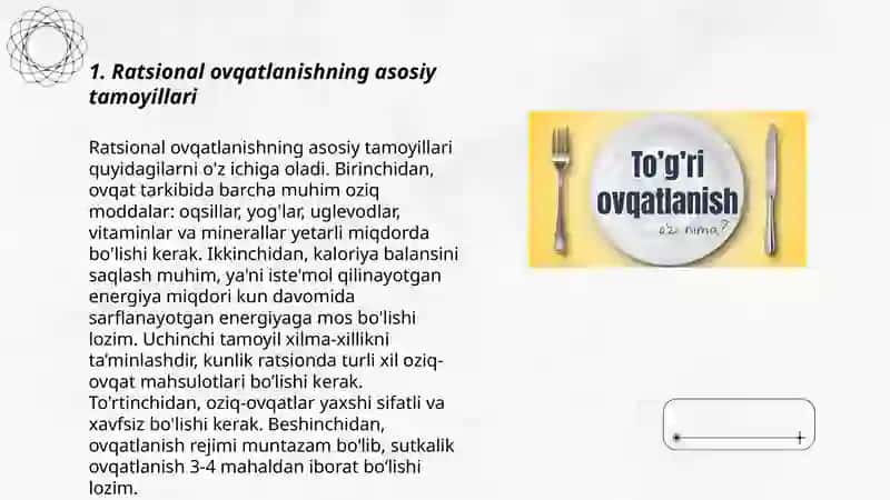 Ratsional ovqatlanish tamoyillari 3