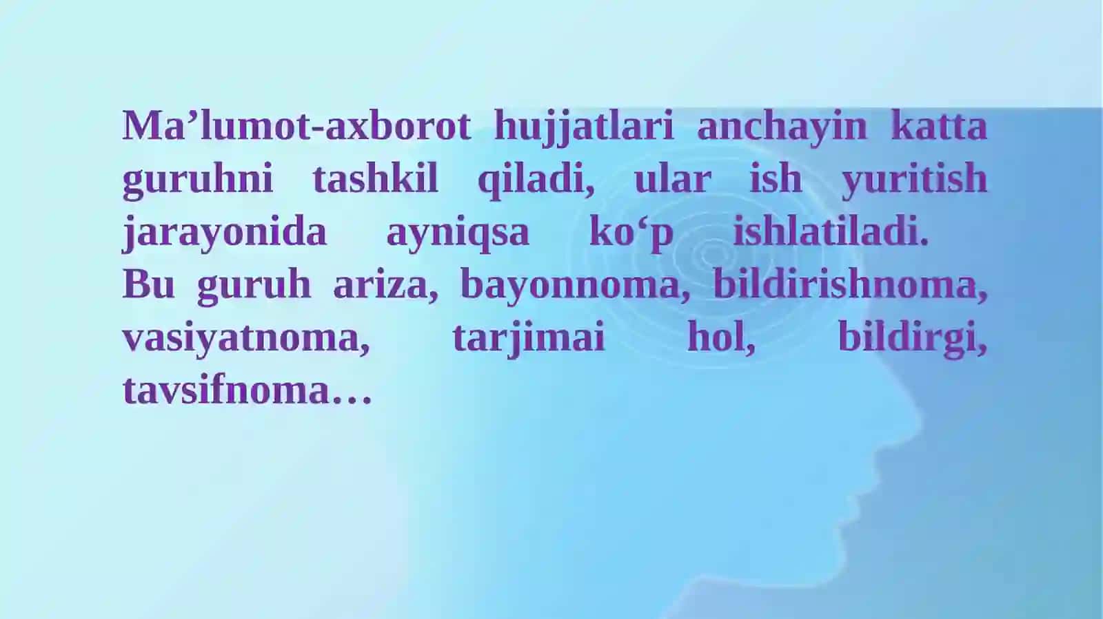 Ariza — ish hujjati va uning yozilish tartibi (11-dars taqdimoti) 3