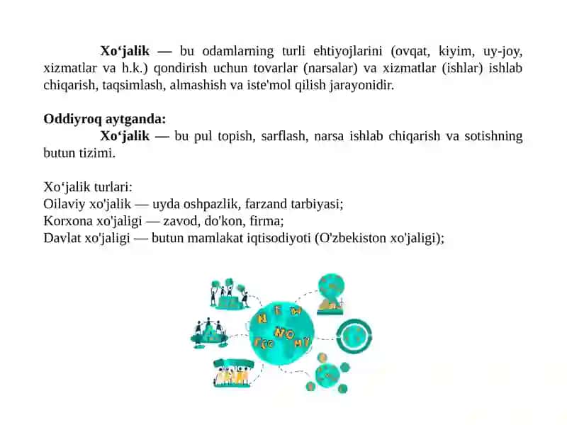 Бозор иқтисодиёти ва уни вужудга келиши 3
