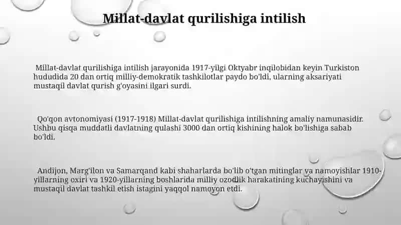 Mustaqillikka erishish arafasidagi ijtimoiy siyosiy jarayonlari 3