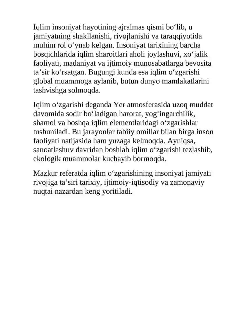 "MEHNAT MUHOFAZASI VA FUQARO XAVFSIZLIGI" FANIDAN TAYYORLAGAN REFERATI 3