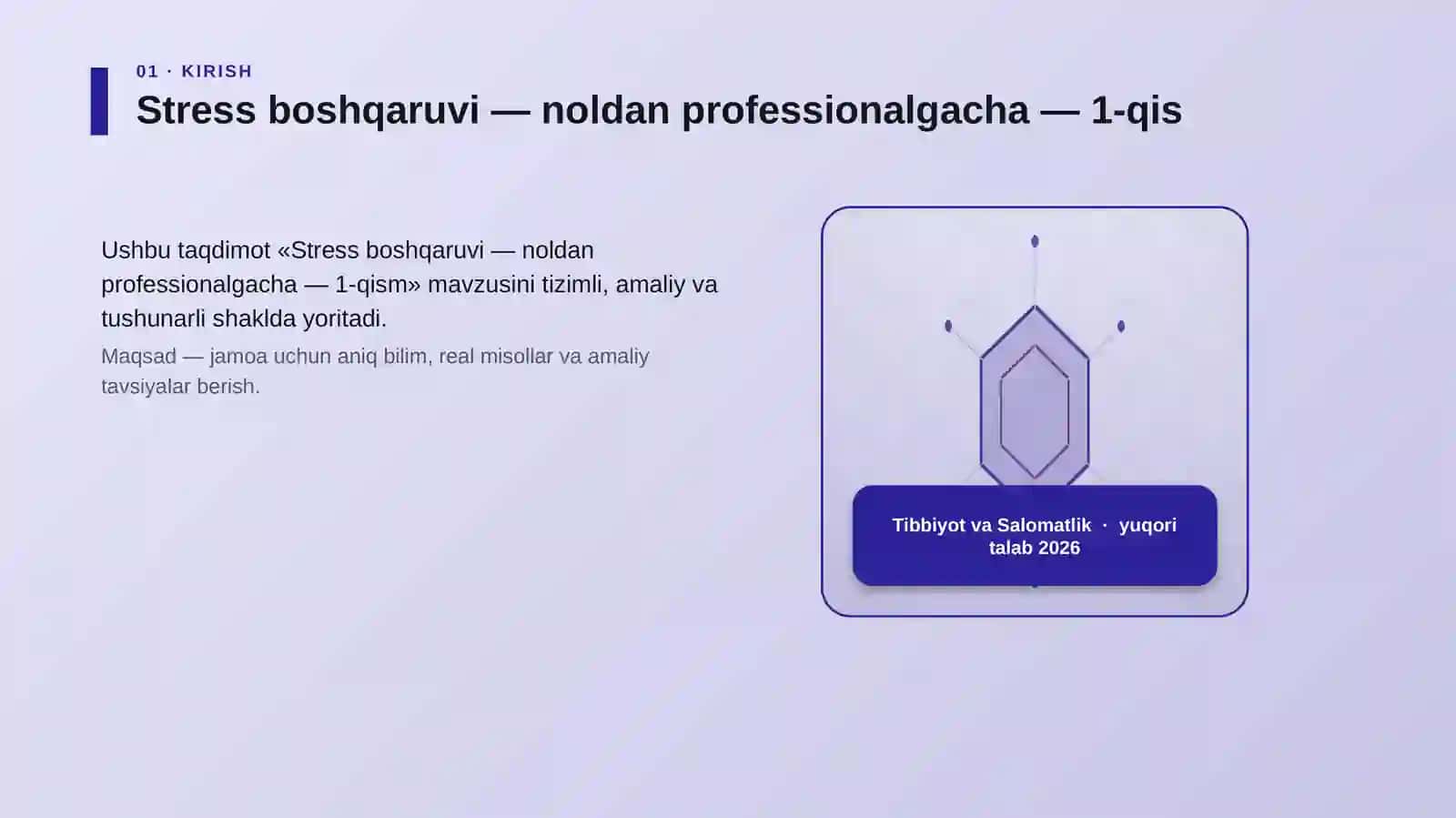 Stress boshqaruvi — noldan professionalgacha — 1-qism 3