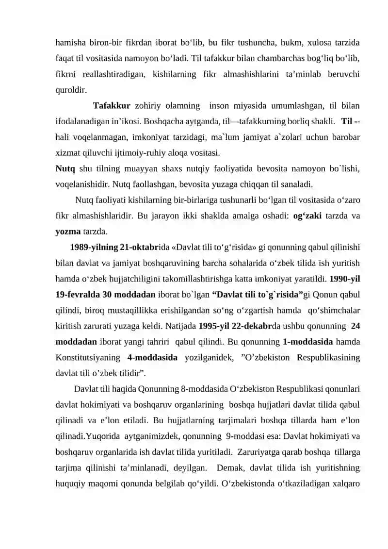 "Davlat tilida ish yuritish" 3