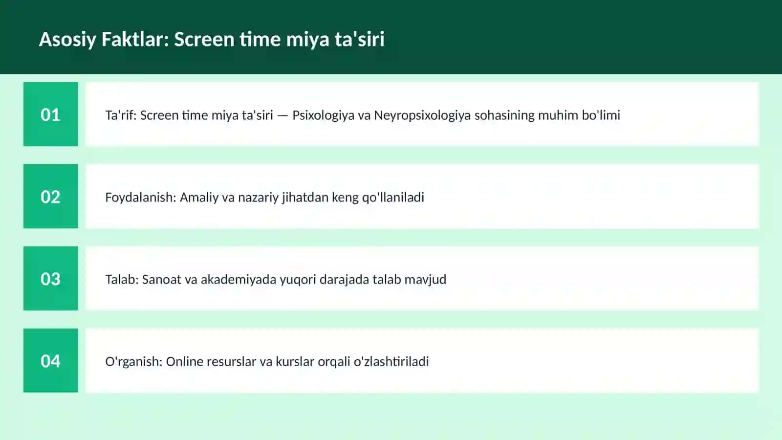Screen time miya ta'siri 3