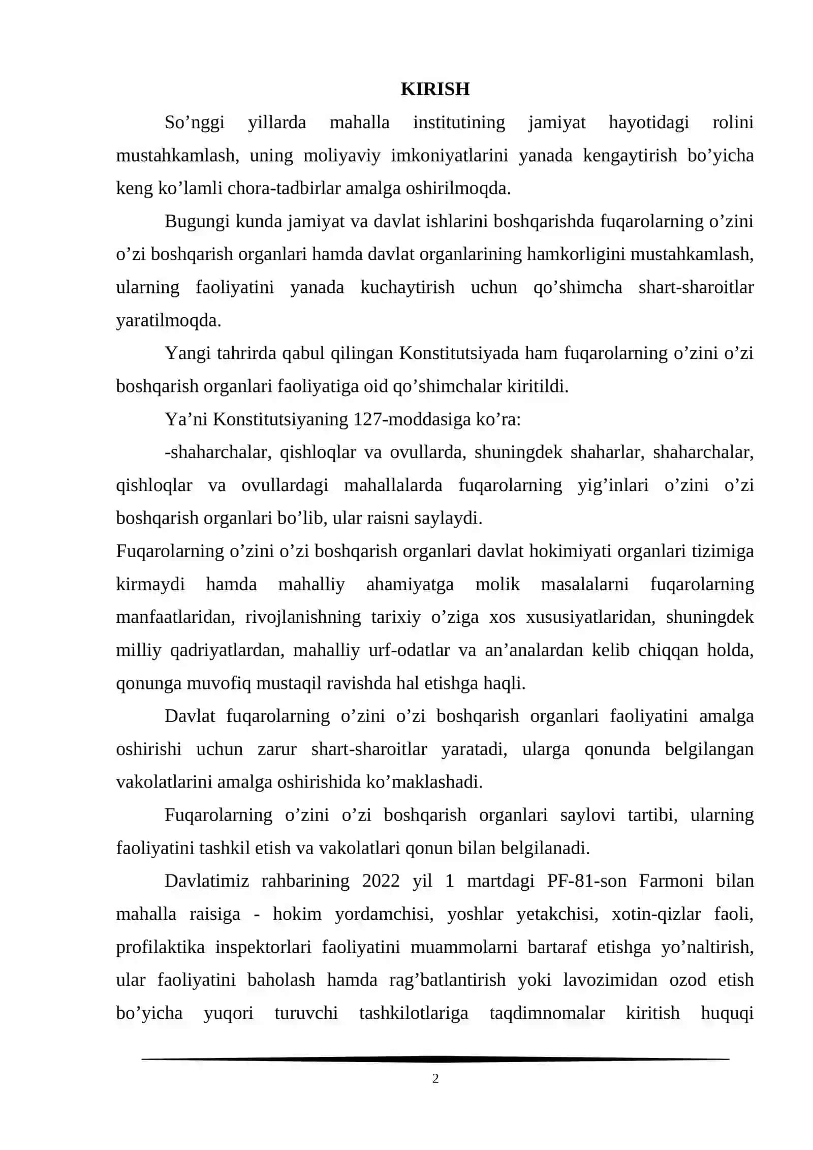 Psixologiya: Mahallalar bilan ishlash 3