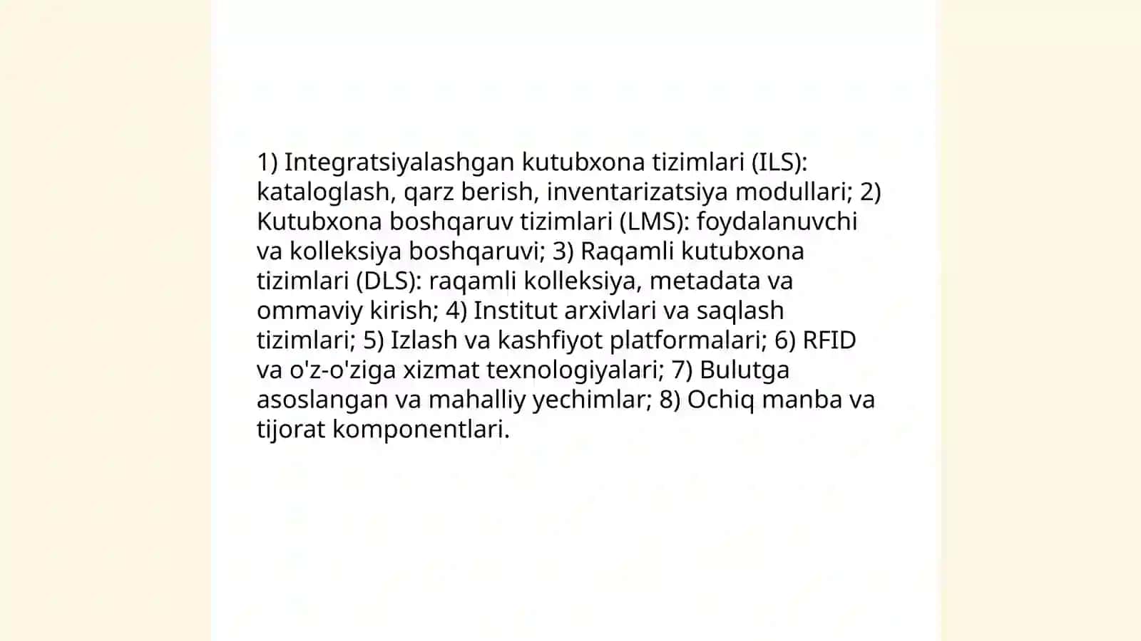 Kutubxona axborot tizimida avtomatlashtirish 3