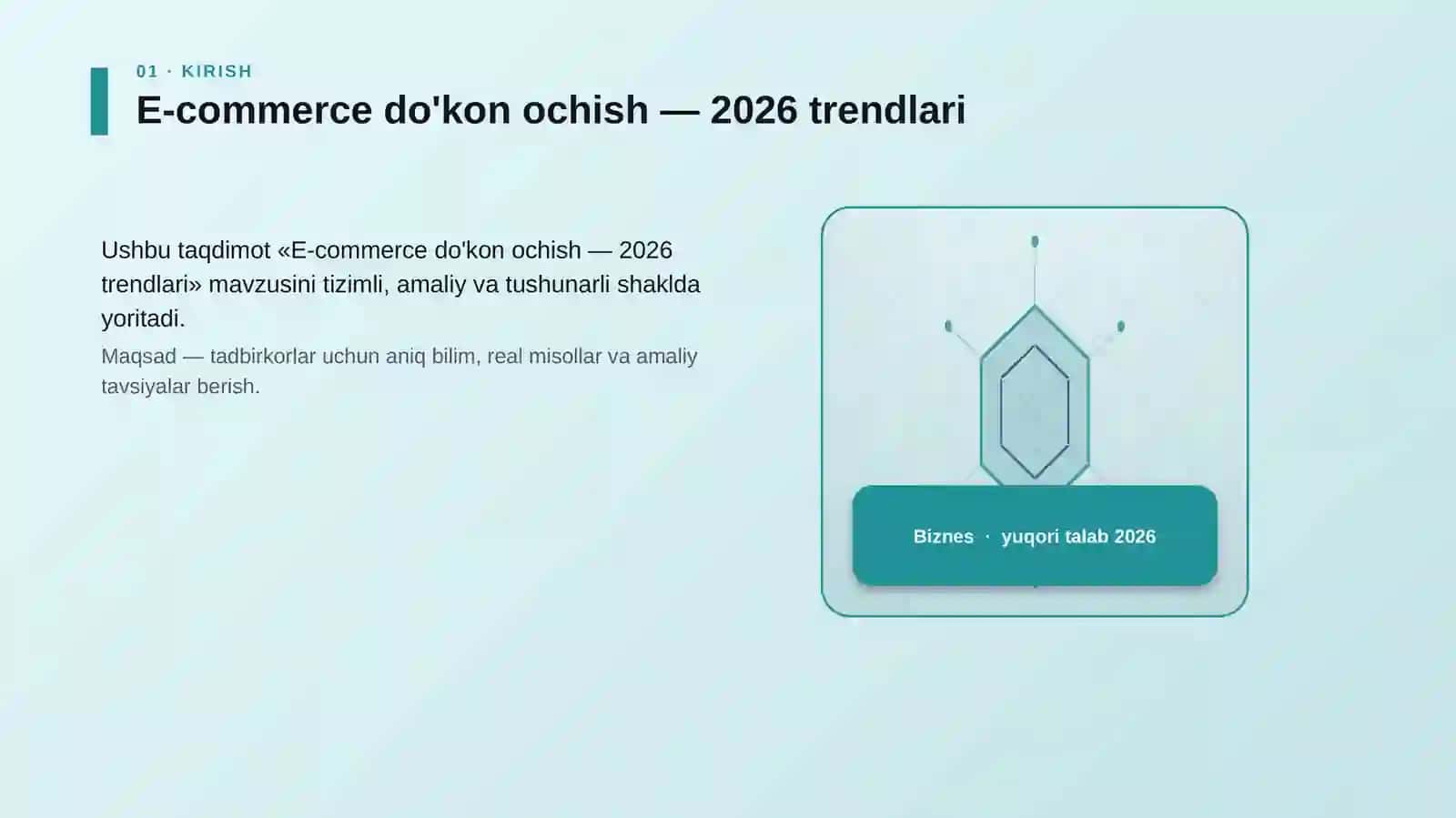 E-commerce do'kon ochish — 2026 trendlari 3