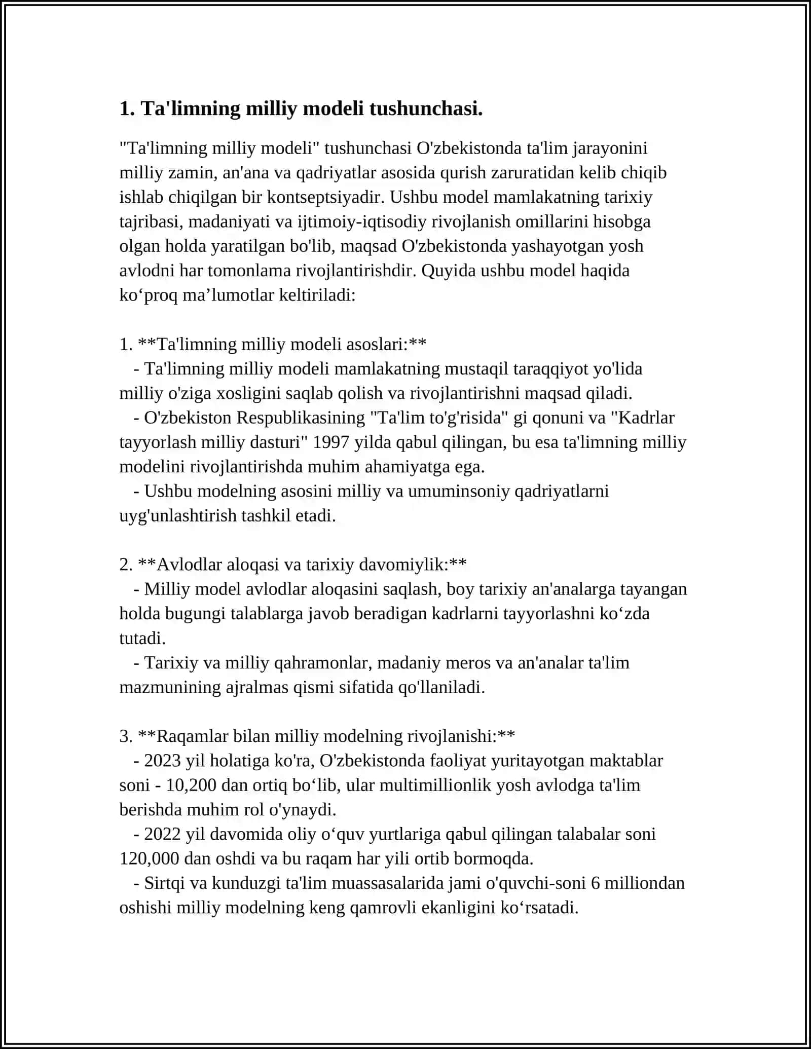 TA'LIMNING MILLIY MODELINING SHAKLLANISHI,RIVOJLANISHI VA SOHADAGI MUAMMOLAR 3