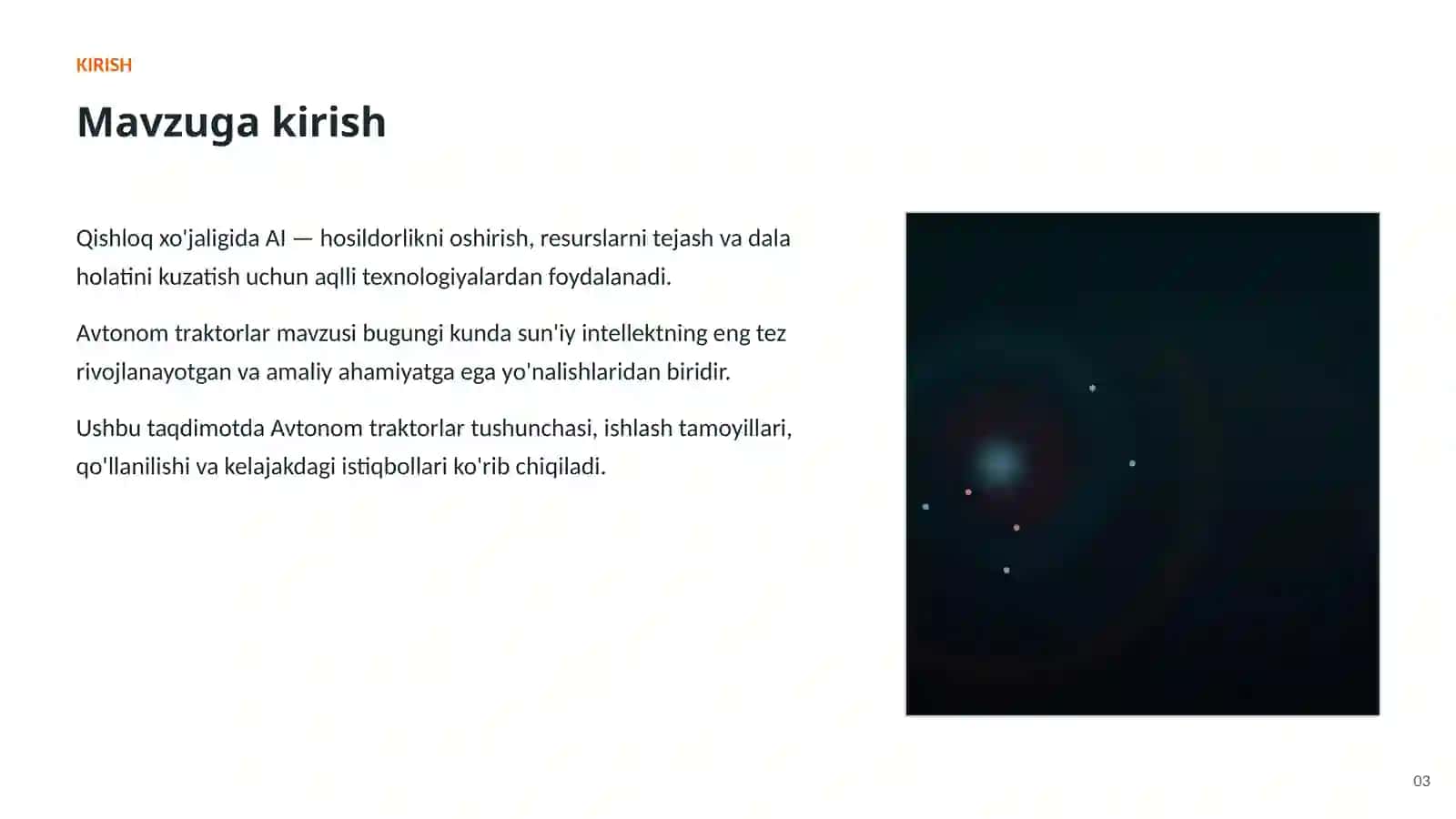 Avtonom traktorlar 3