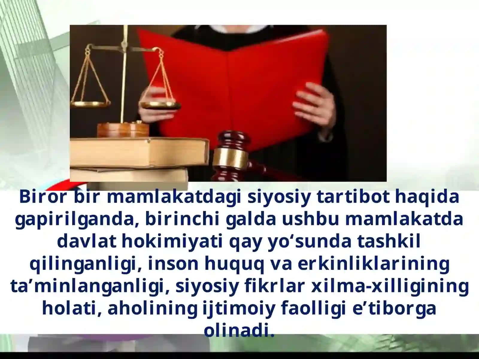 Siyosiy tartibot (rejim) 3
