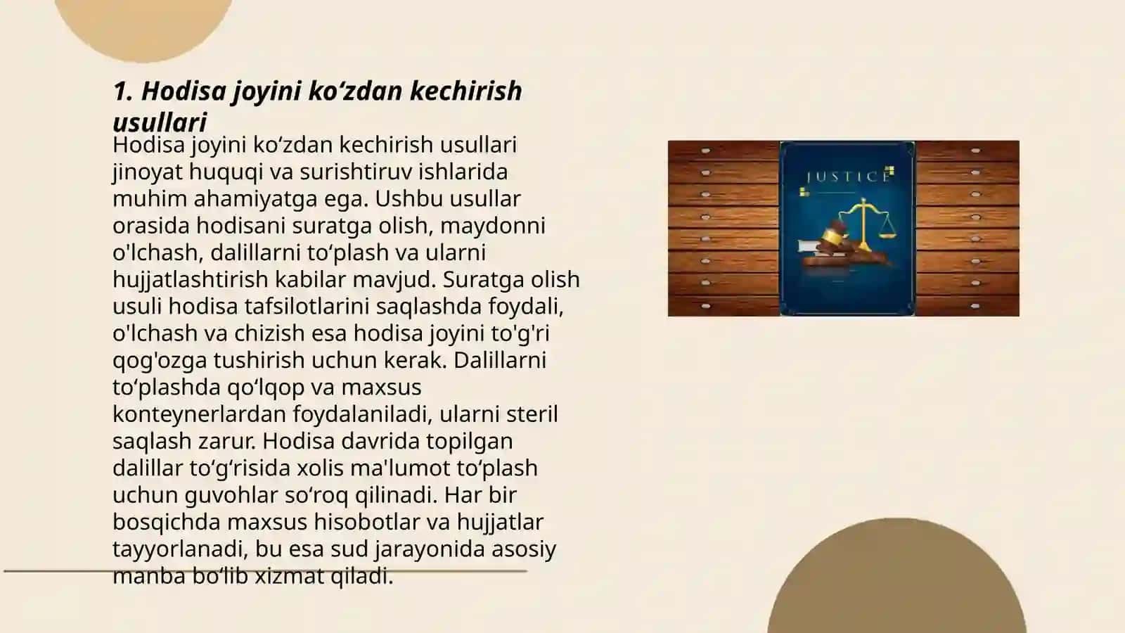 Hodisa joyini koʻzdan kechirish va soʻroq qilish tartibi 3