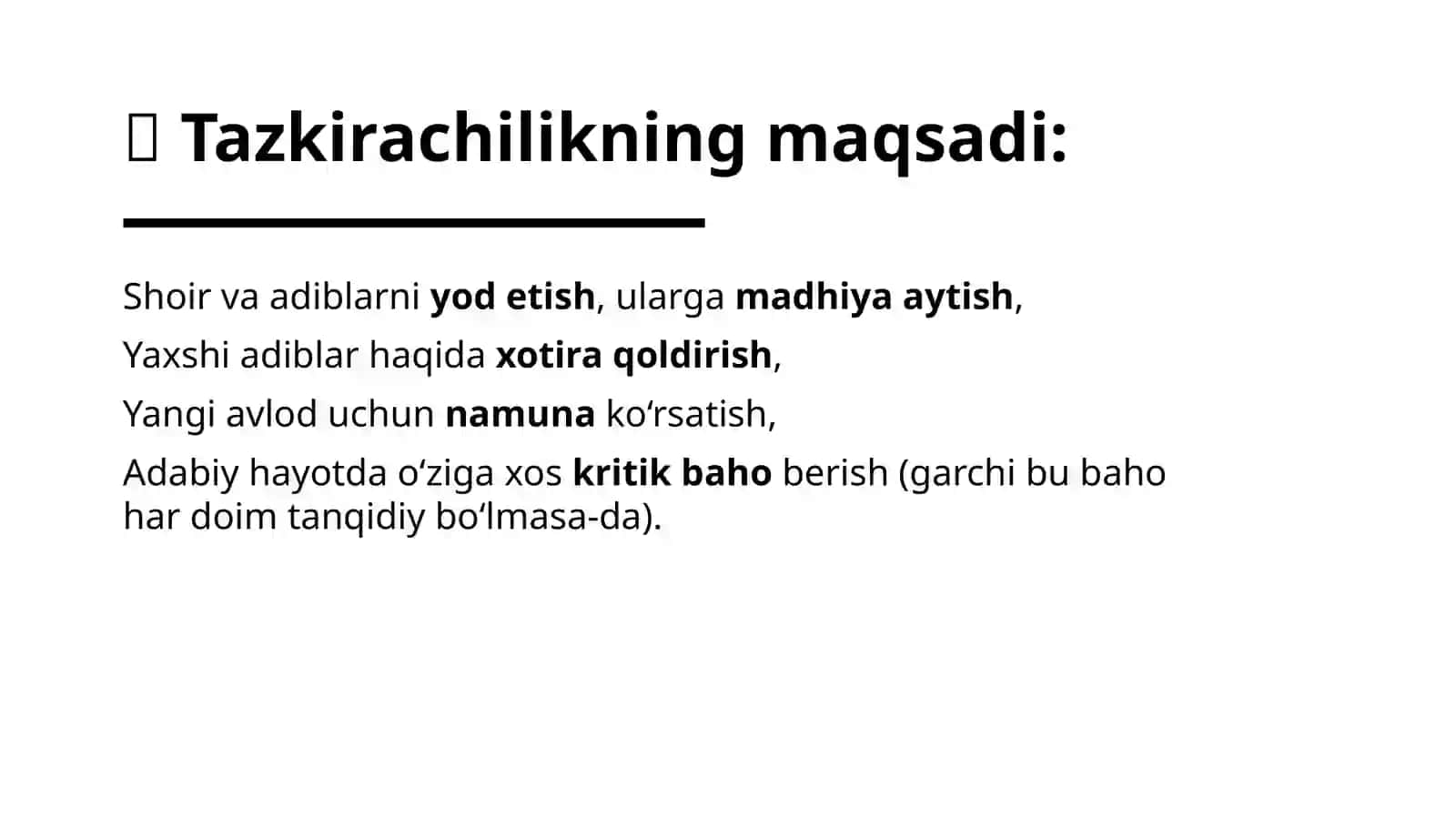 ADABIYOTSHUNOSLIK TARIXIDA TAZKIRACHILIK ANANASI VA NAZARIY QARASHLAR 3