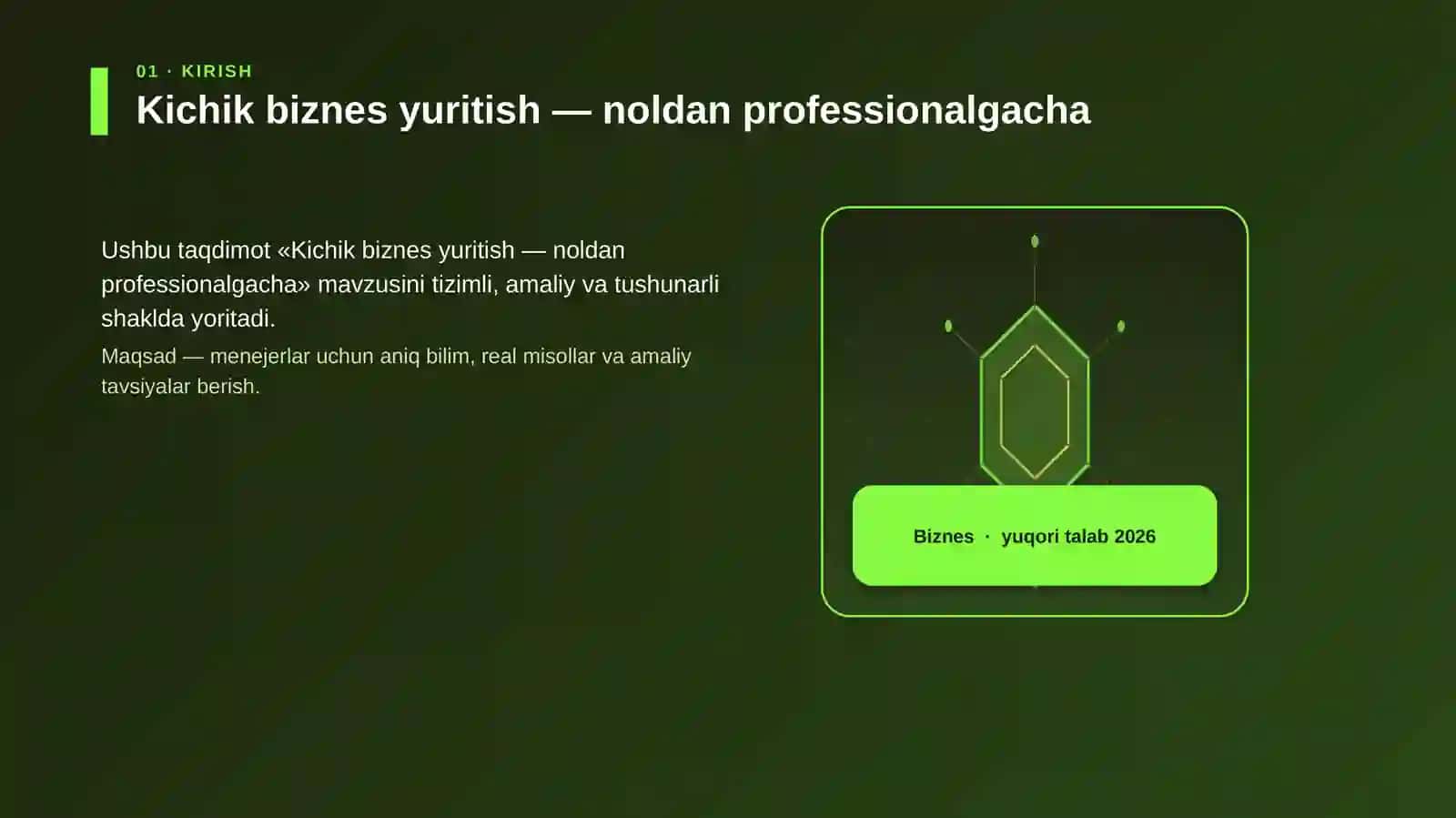 Kichik biznes yuritish — noldan professionalgacha 3