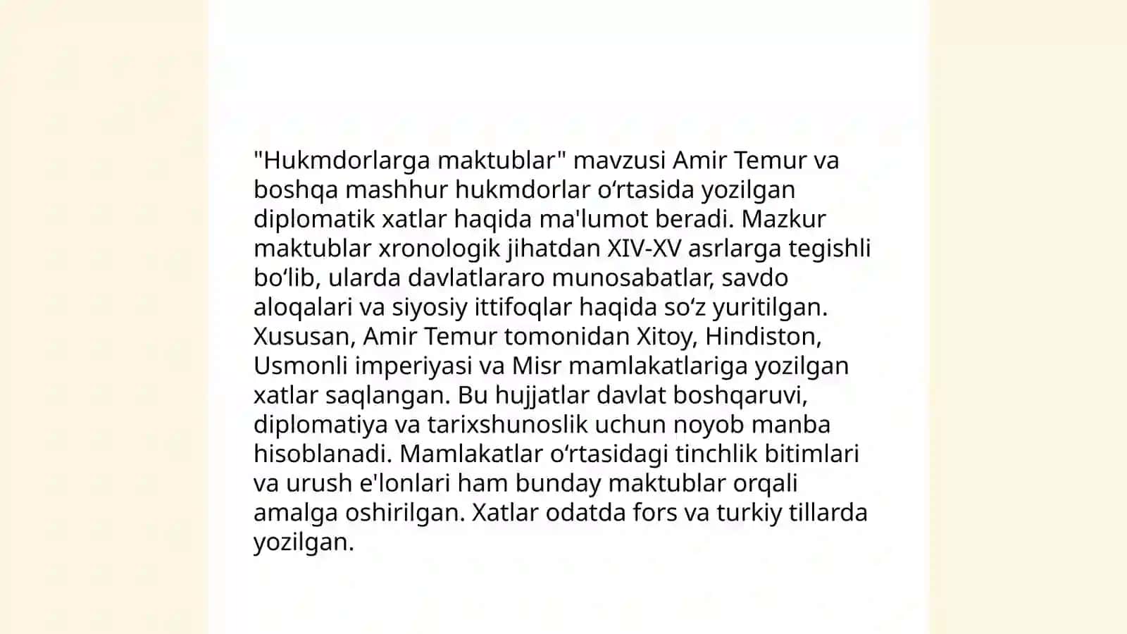 "Munshoat" asarida maktublar tasnifi 3