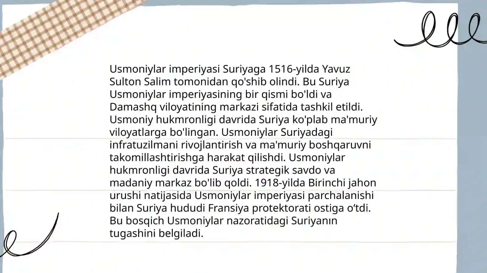 Usmoniylar Suriyasi yangi davrda Jumaboyev Diyor 3