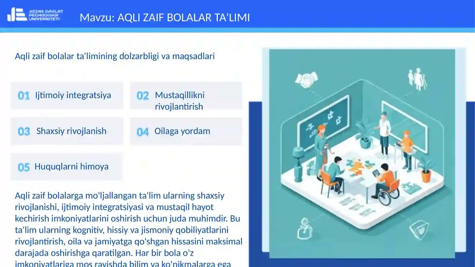 AQLI ZAIF BOLALAR TA'LIMI 3