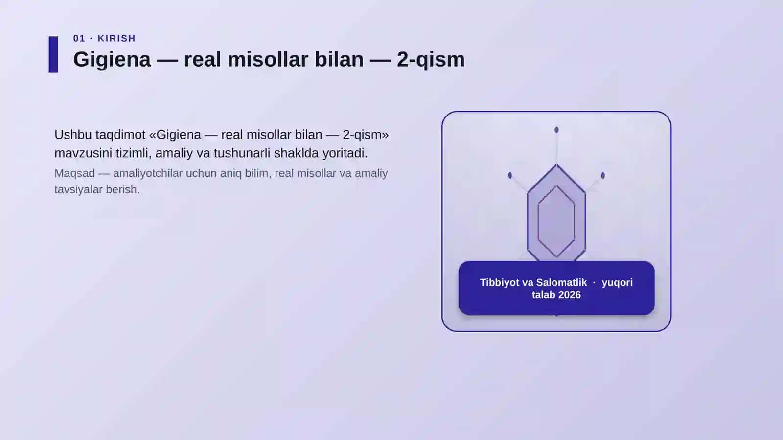 Gigiena — real misollar bilan — 2-qism 3