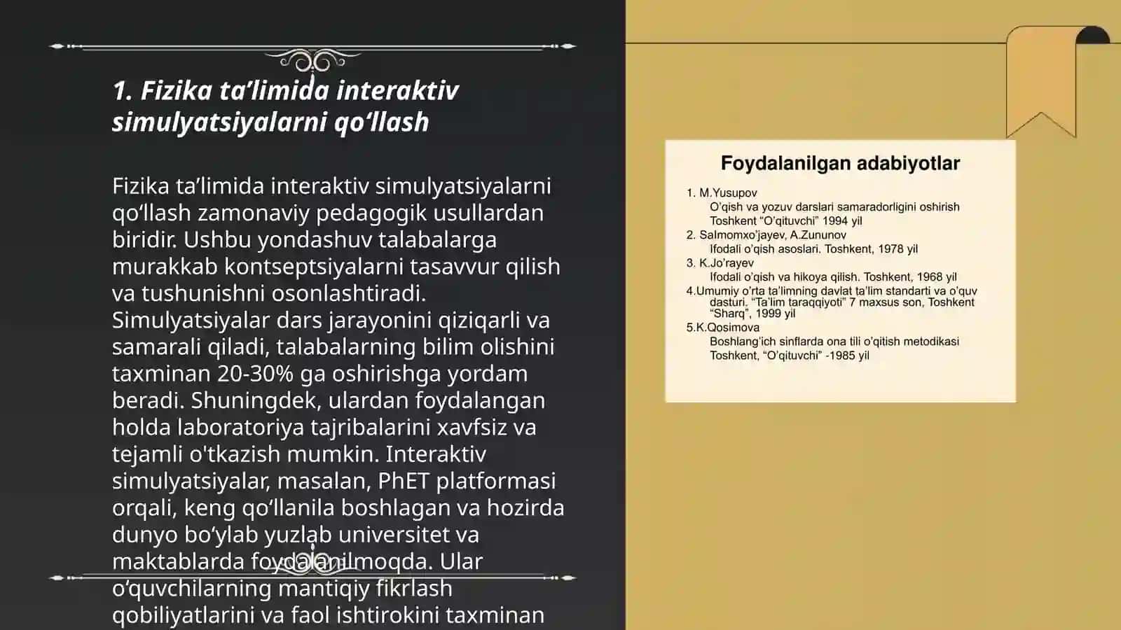 Fizika va astronomiya ta’limida inovatsion texnologiyalardan foydalangan xolda o’quvchilarning bilim,ko’nikma va malakalarini baxolash metofikasi 3