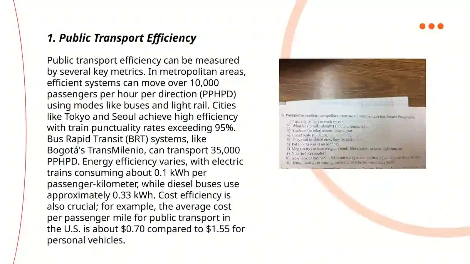Public Transport Efficiency 3