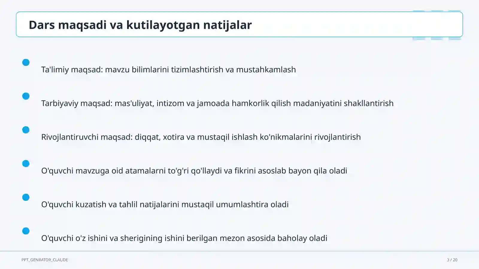 Loyihalash: g'oyadan mahsulotgacha (8-sinf) 3