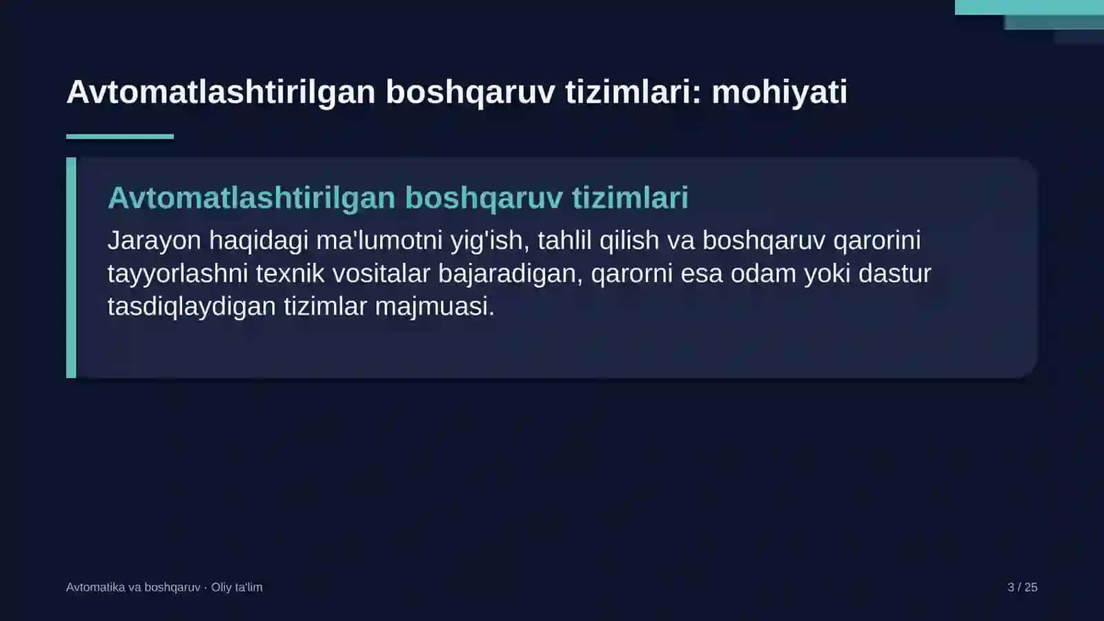 Maishiy texnika ta'mirlash ustaxonalarida avtomatlashtirilgan boshqaruv tizimlarini joriy etish 3