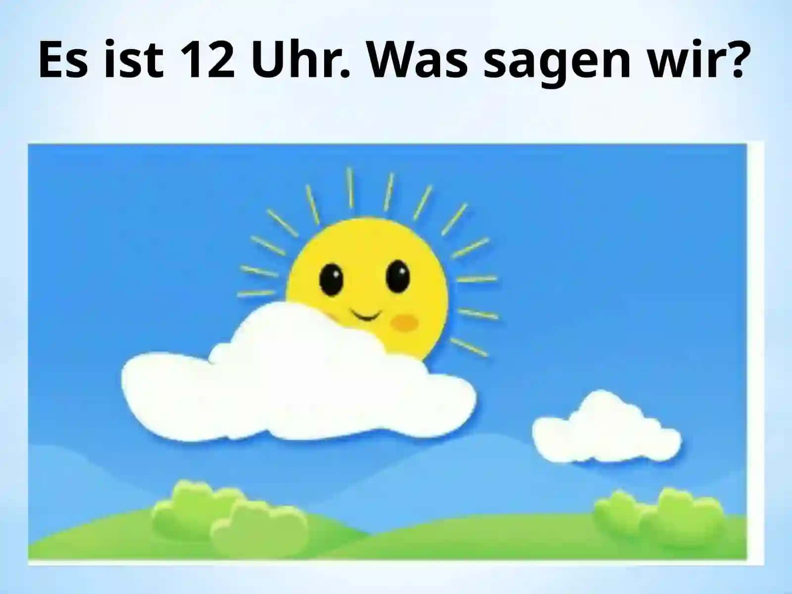 Begrüßungen und Verabschiedungen 3