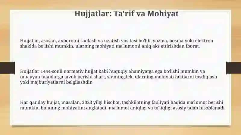 Hujjatturlarivaxususiyatlari 3
