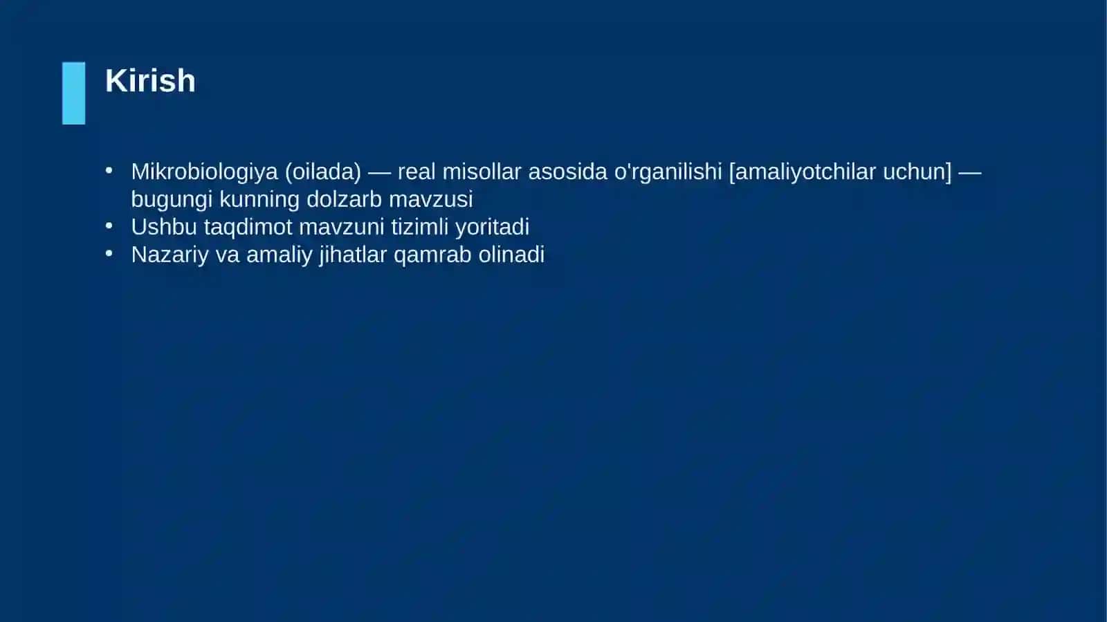 Mikrobiologiya (oilada) — real misollar asosida o'rganilishi [amaliyotchilar uchun] 3