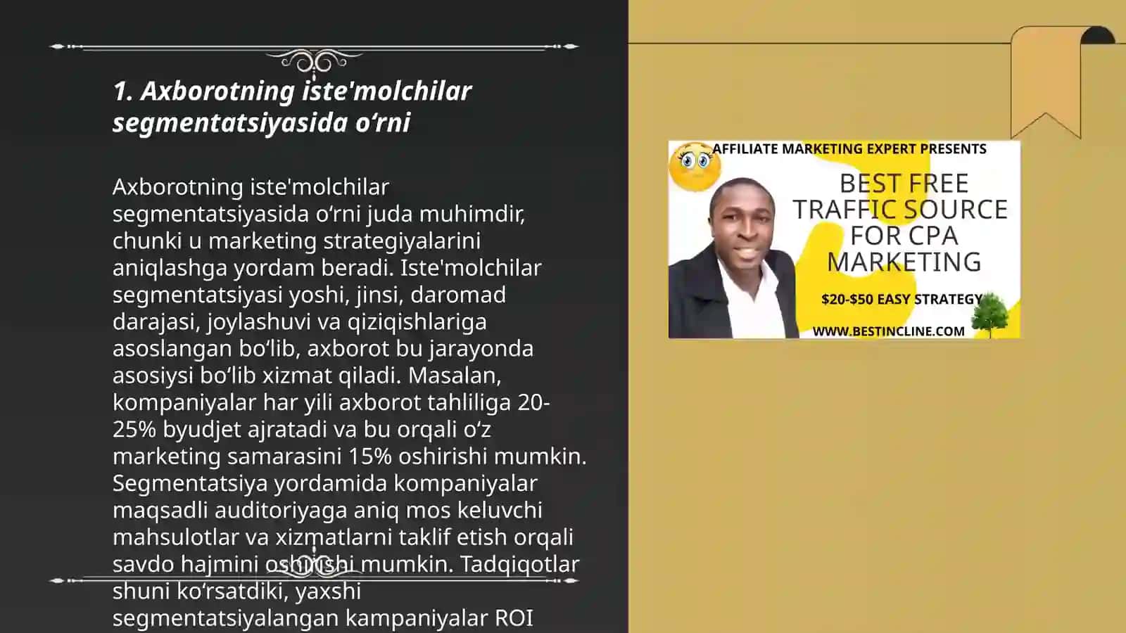 Marketingda axborotni roʻli 3