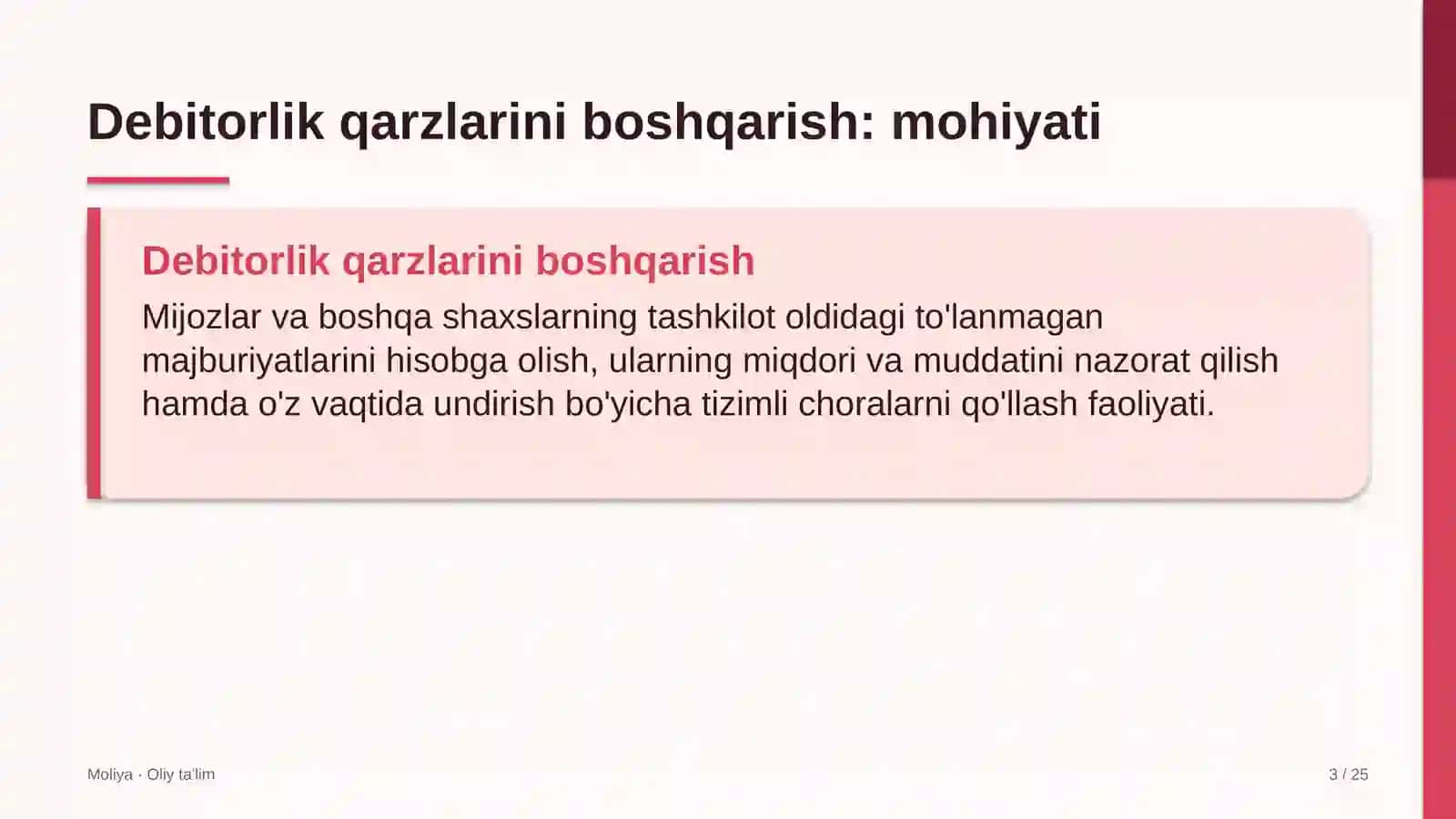 prodyuserlik markazlarida debitorlik qarzlarini boshqarish 2303 3