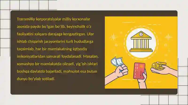 Trans milliy korparatsiyalar 3